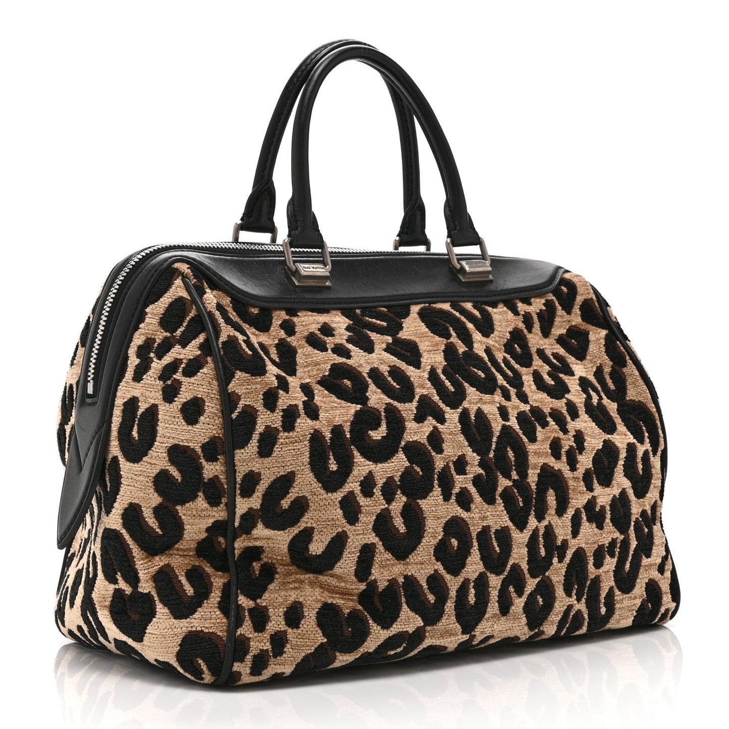 Jacquard Velvet Leopard Print Stephen Sprouse Speedy