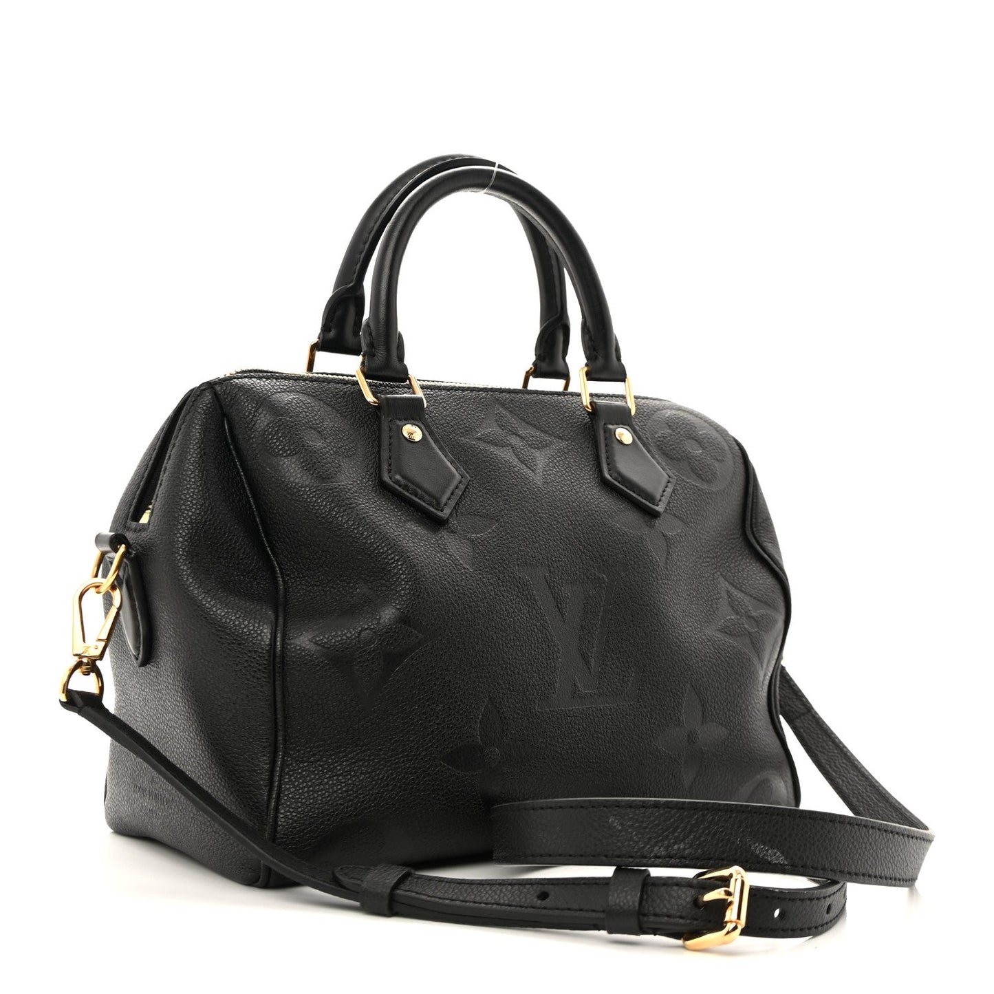 Empreinte Monogram Giant Speedy Bandouliere 25 Black