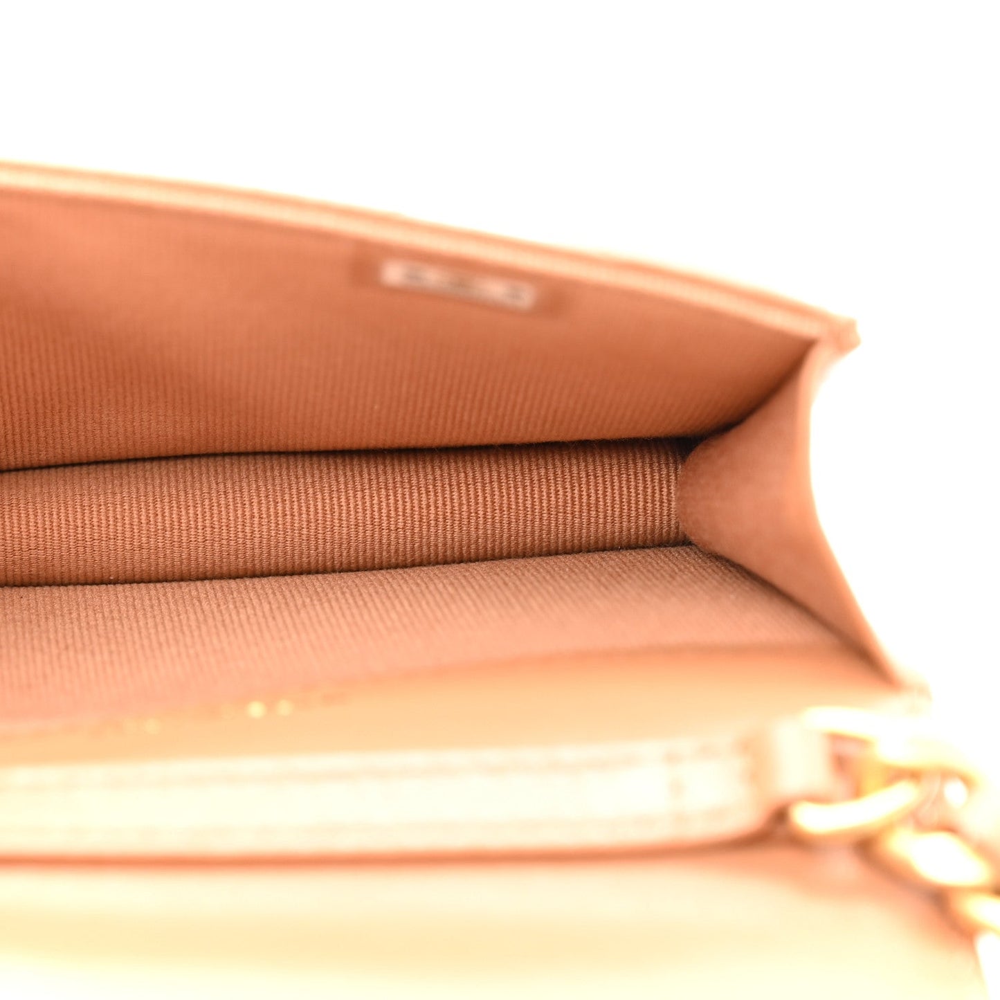 Lambskin Quilted Chanel 19 Flap Belt Bag Brown