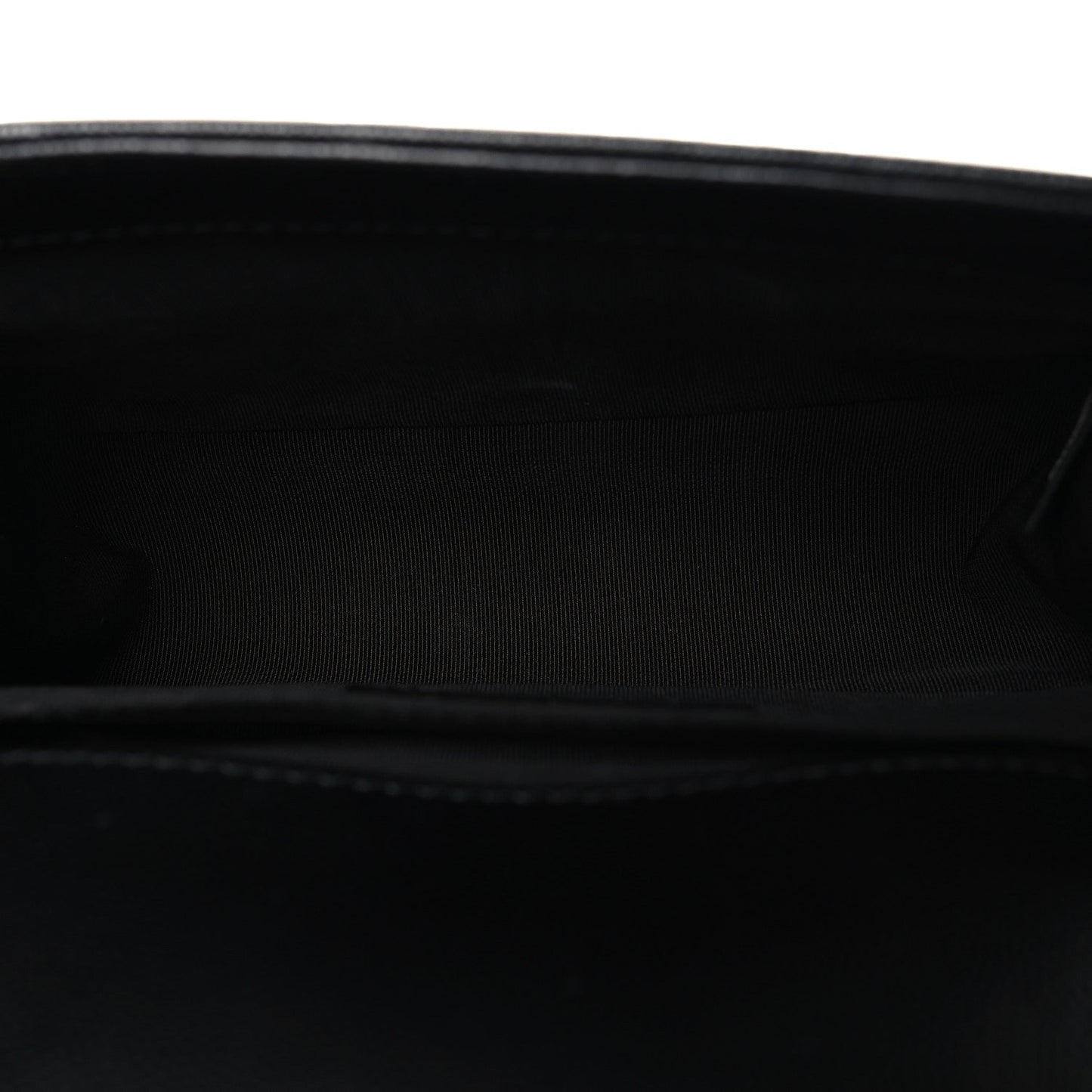 Caviar Quilted Small Boy Flap Black