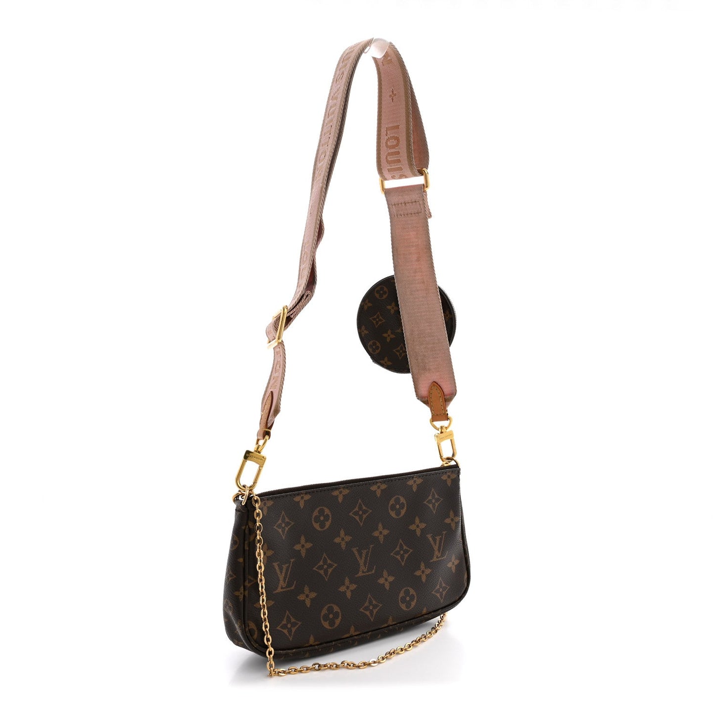 Monogram Multi Pochette Accessories Rose Clair