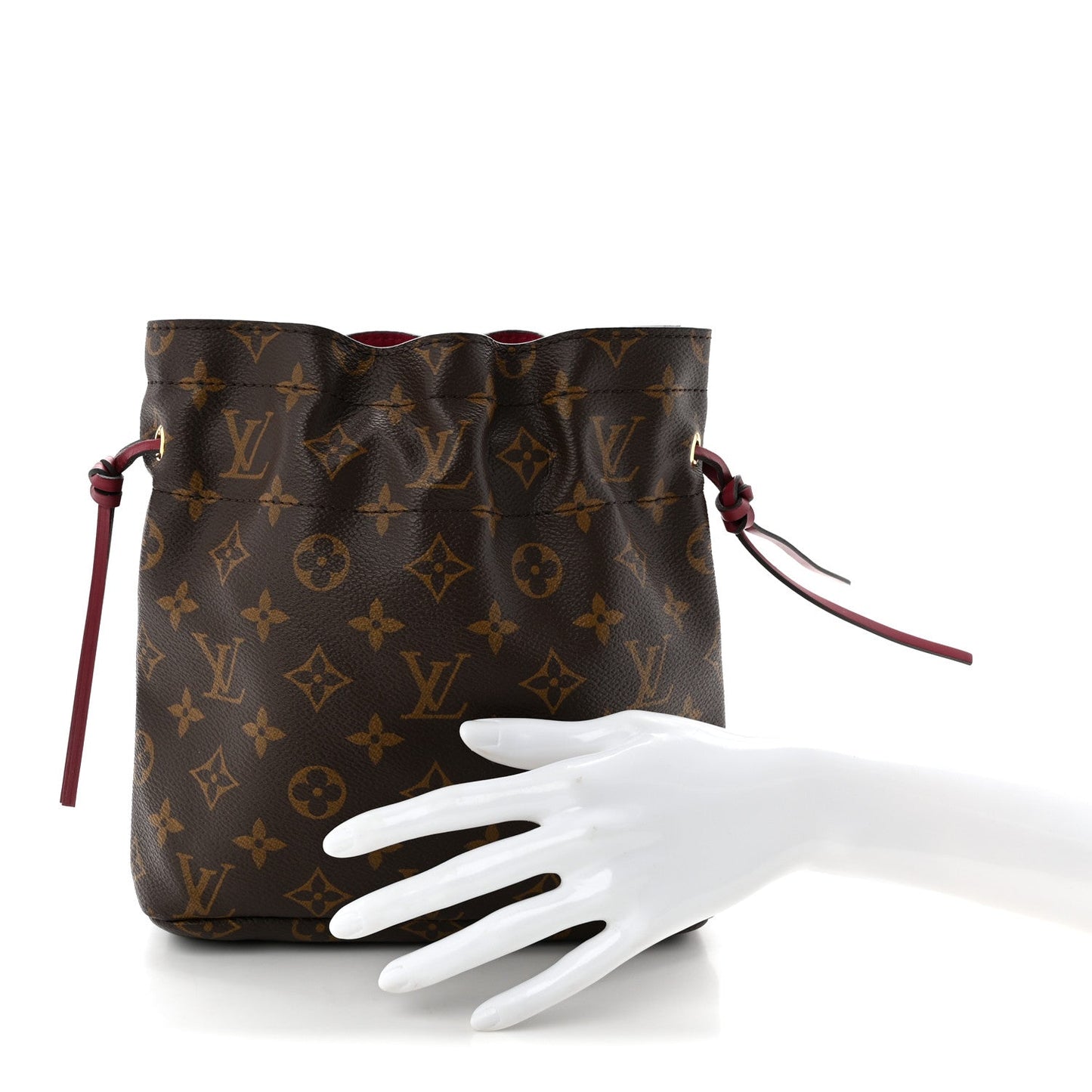 Monogram Pouch Noe Fuchsia