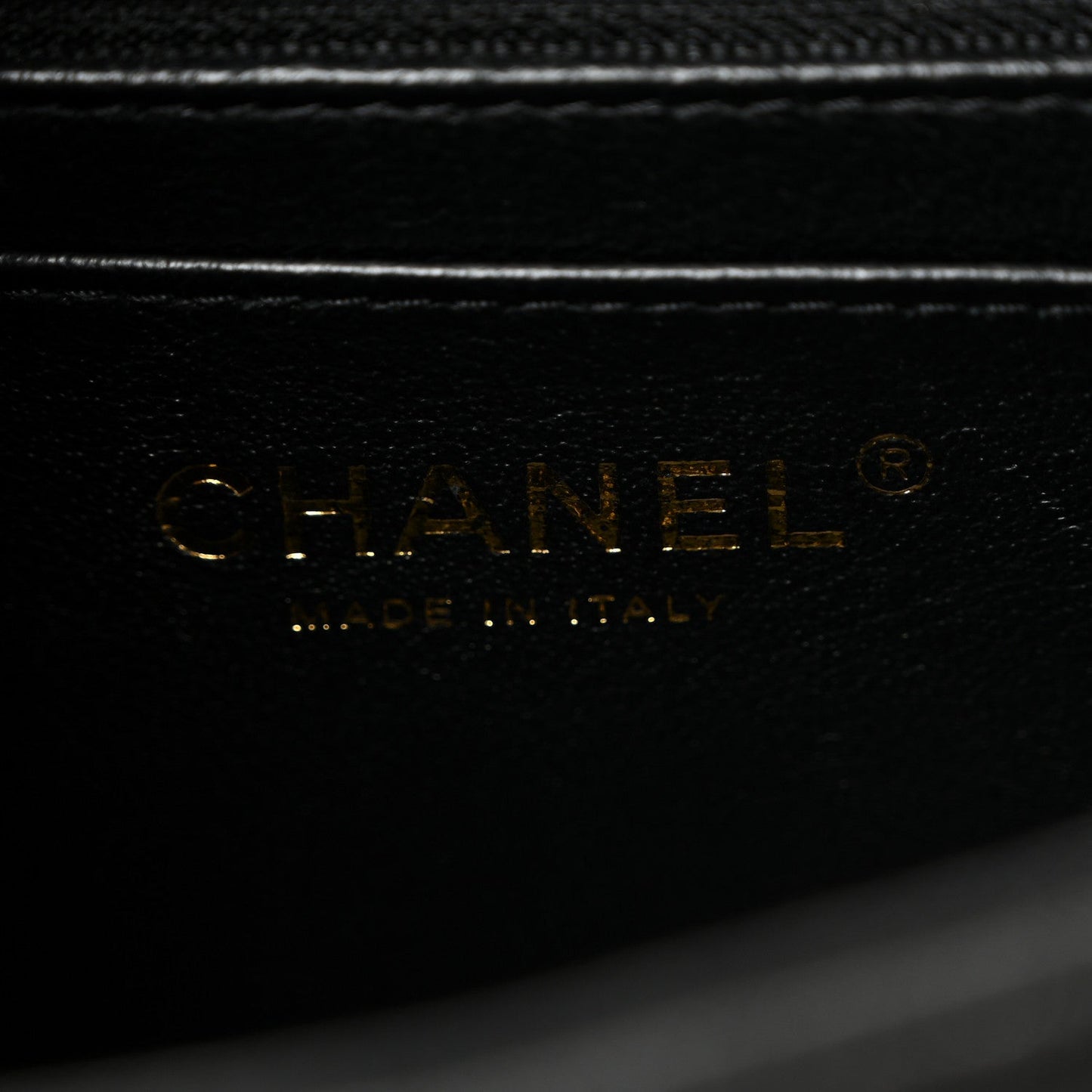 Caviar Quilted Mini Top Handle Rectangular Flap Black