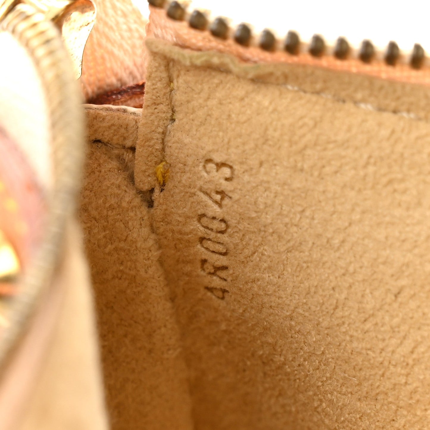 Monogram Cherry Blossom Pochette Accessories Red