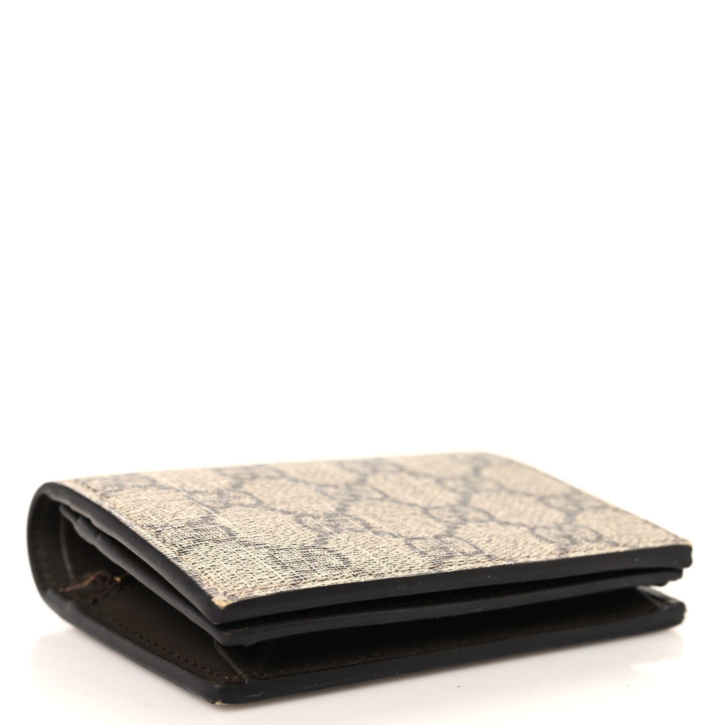 GG Supreme Monogram Card Case Beige