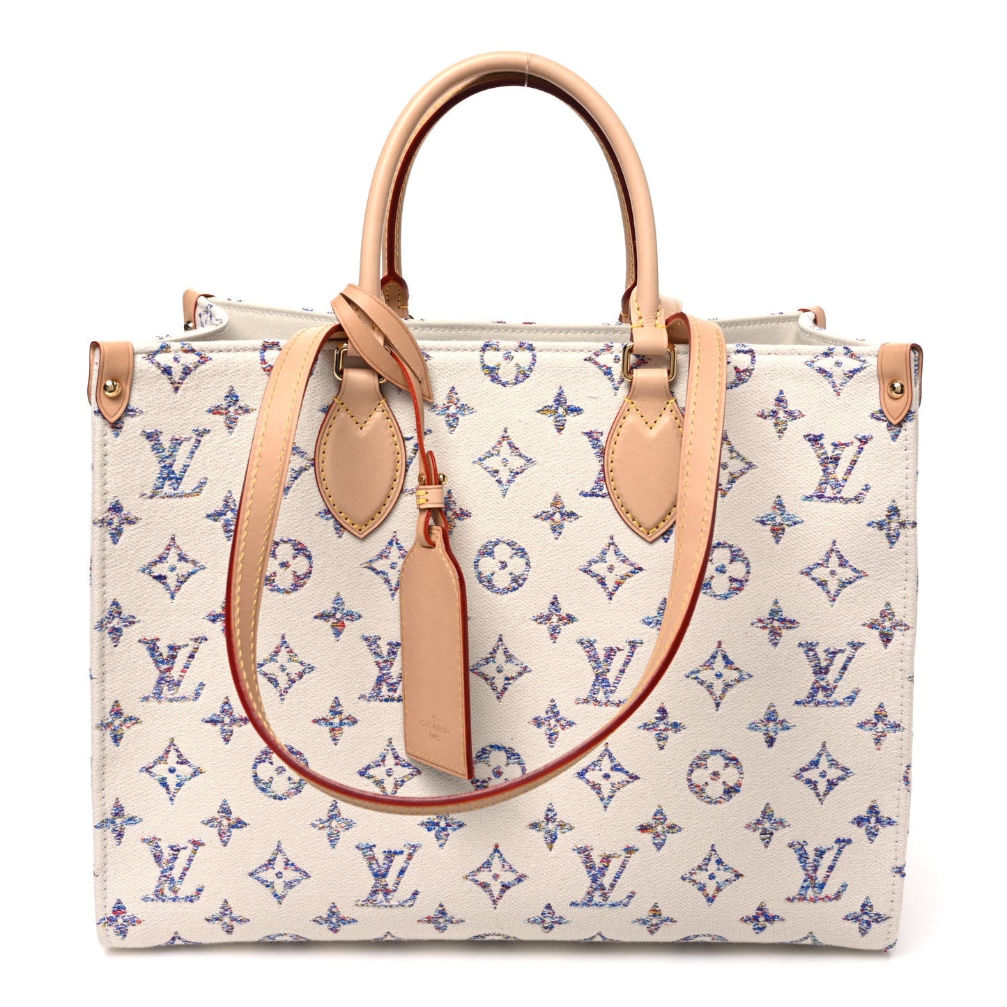Monogram Jacquard Nautical Onthego MM Multicolor Beige