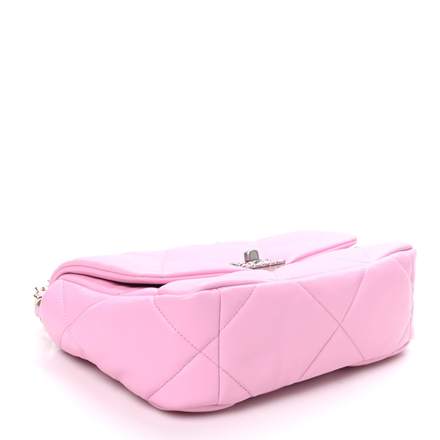Lambskin Quilted Medium Chanel 19 Flap Lilac
