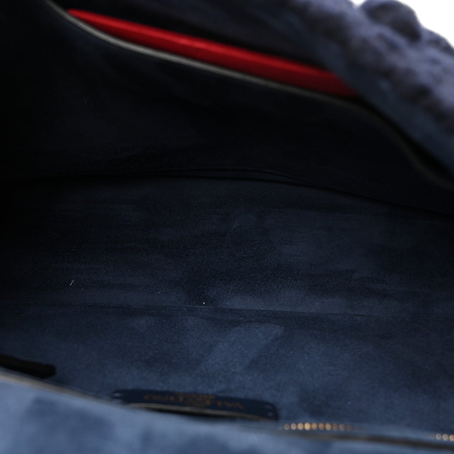 Cashmere Large Roman Stud Shoulder Bag Marine
