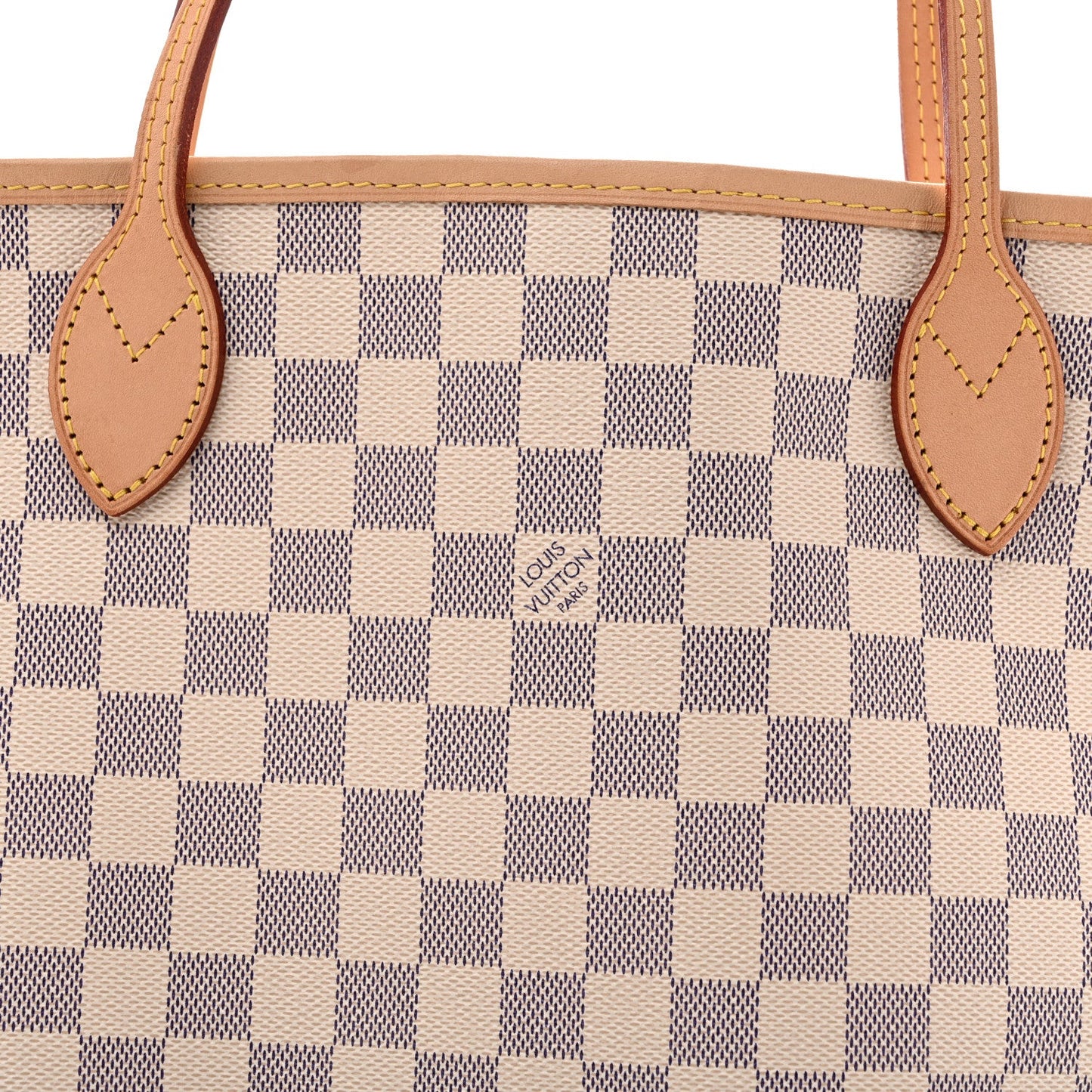 Damier Azur Neo Neverfull MM Rose Ballerine