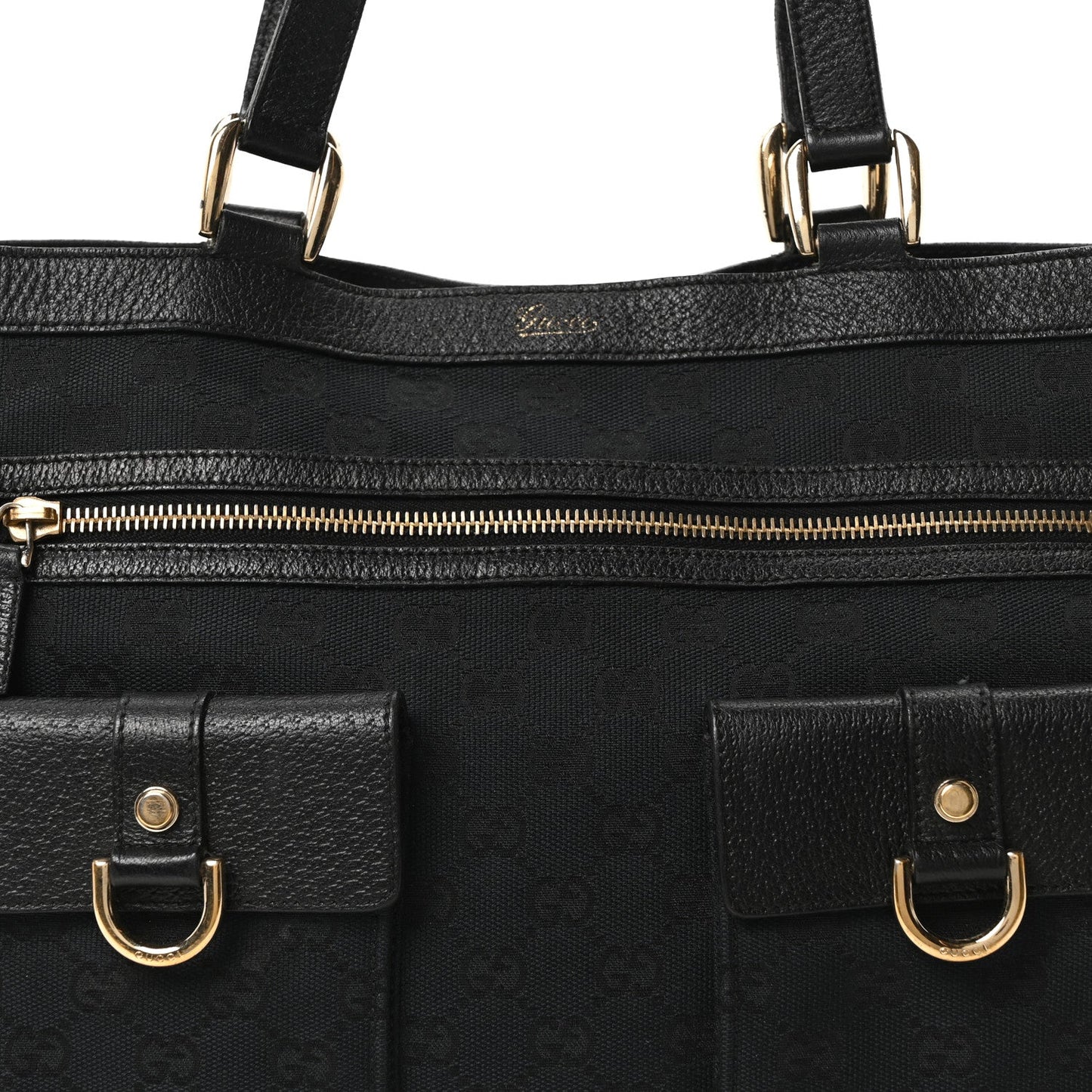 Monogram Abbey D Ring Tote Black