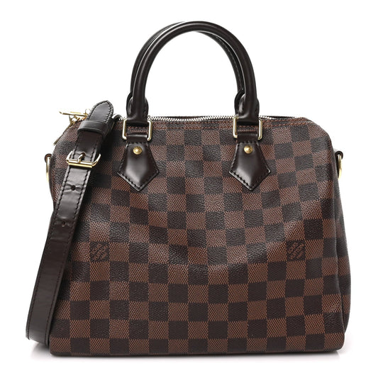 Damier Ebene Speedy Bandouliere 25