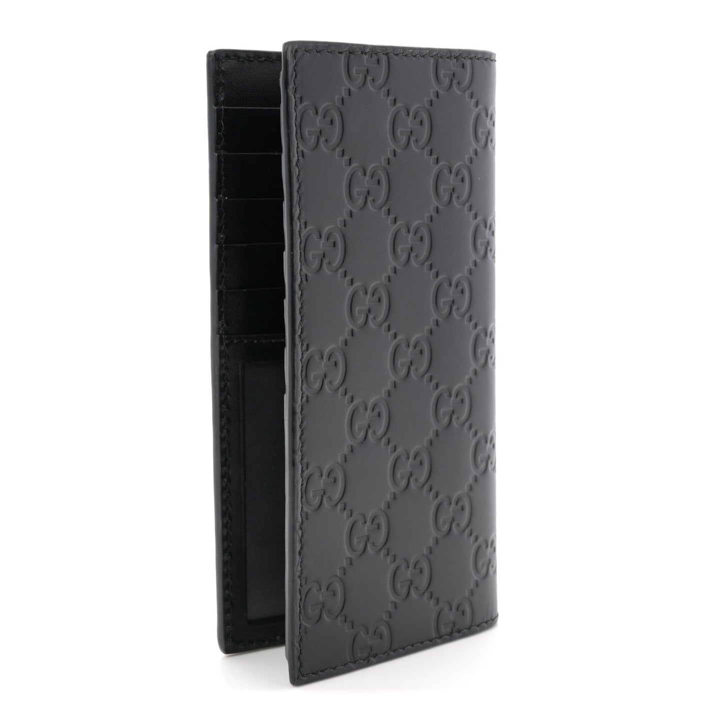 Guccissima Long Wallet Black