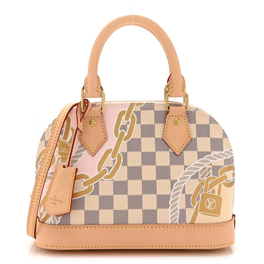 Damier Azur Nautical Alma BB
