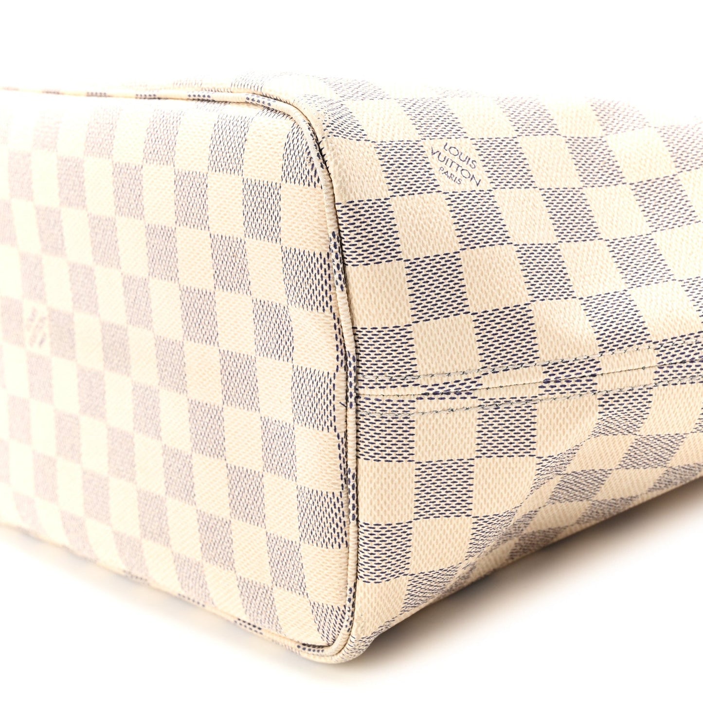 Damier Azur Neo Neverfull MM Rose Ballerine