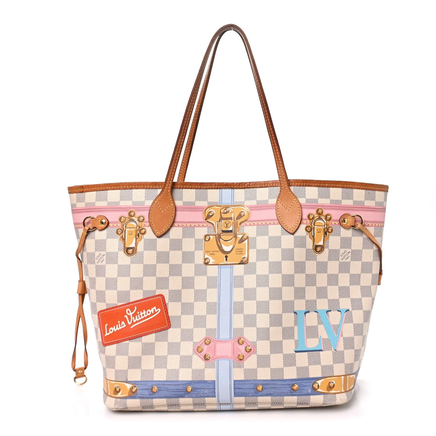 Damier Azur Summer Trunks Neo Neverfull MM