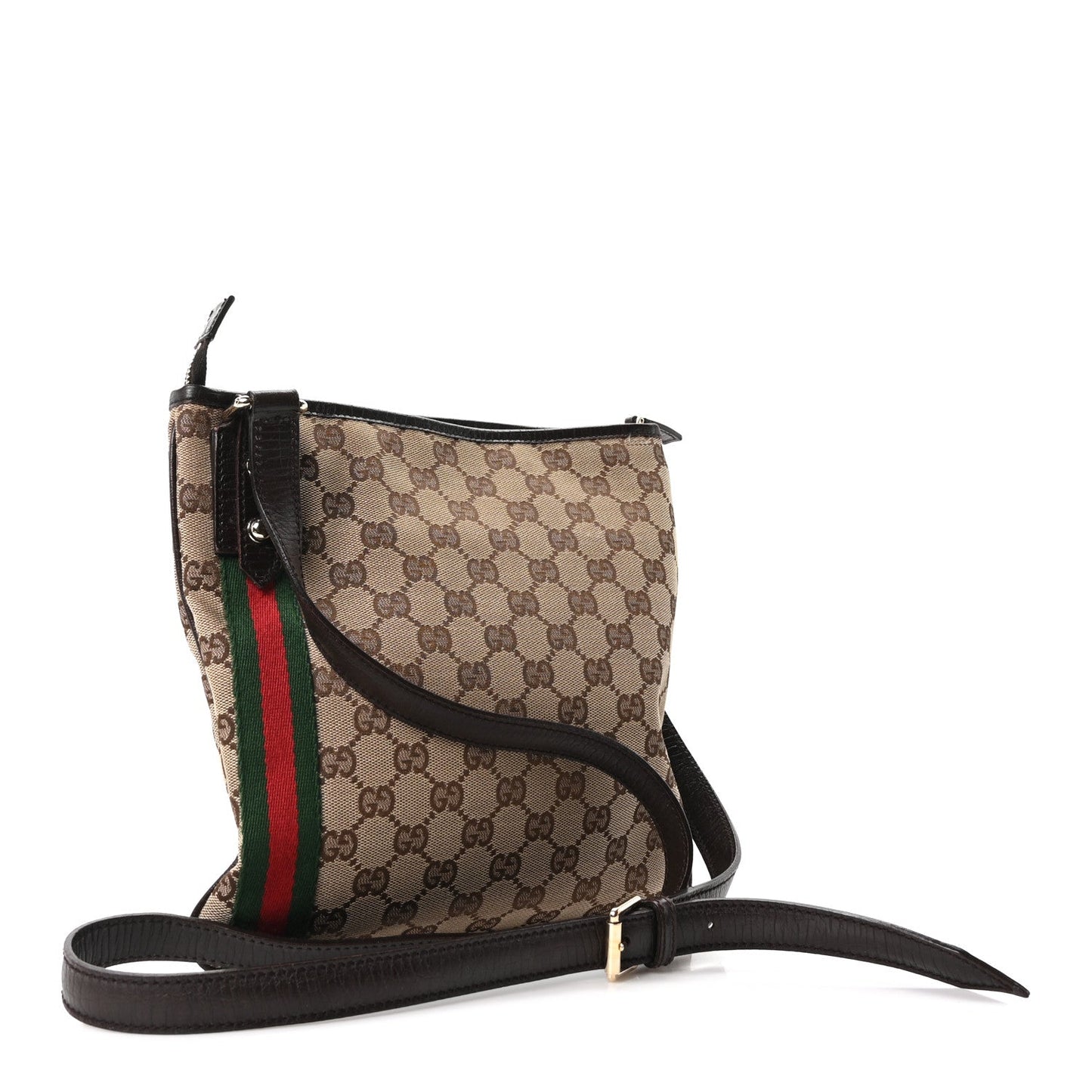 Monogram Web Jolicoeur Charms Messenger Dark Brown