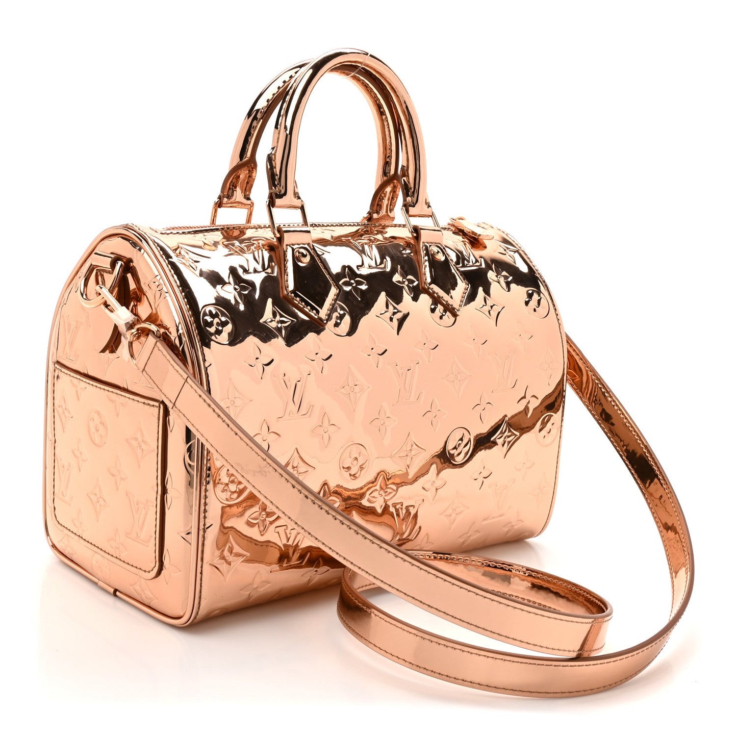 Monogram Miroir Speedy Bandouliere 25 Copper
