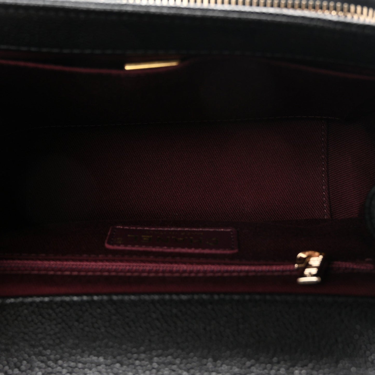 Caviar Quilted Small Business Affinity Flap Black