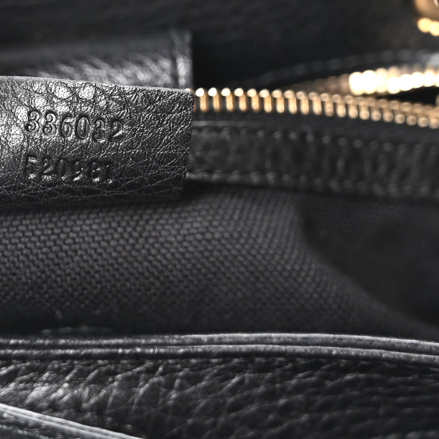 Calfskin Small Bamboo Shopper Tote Black