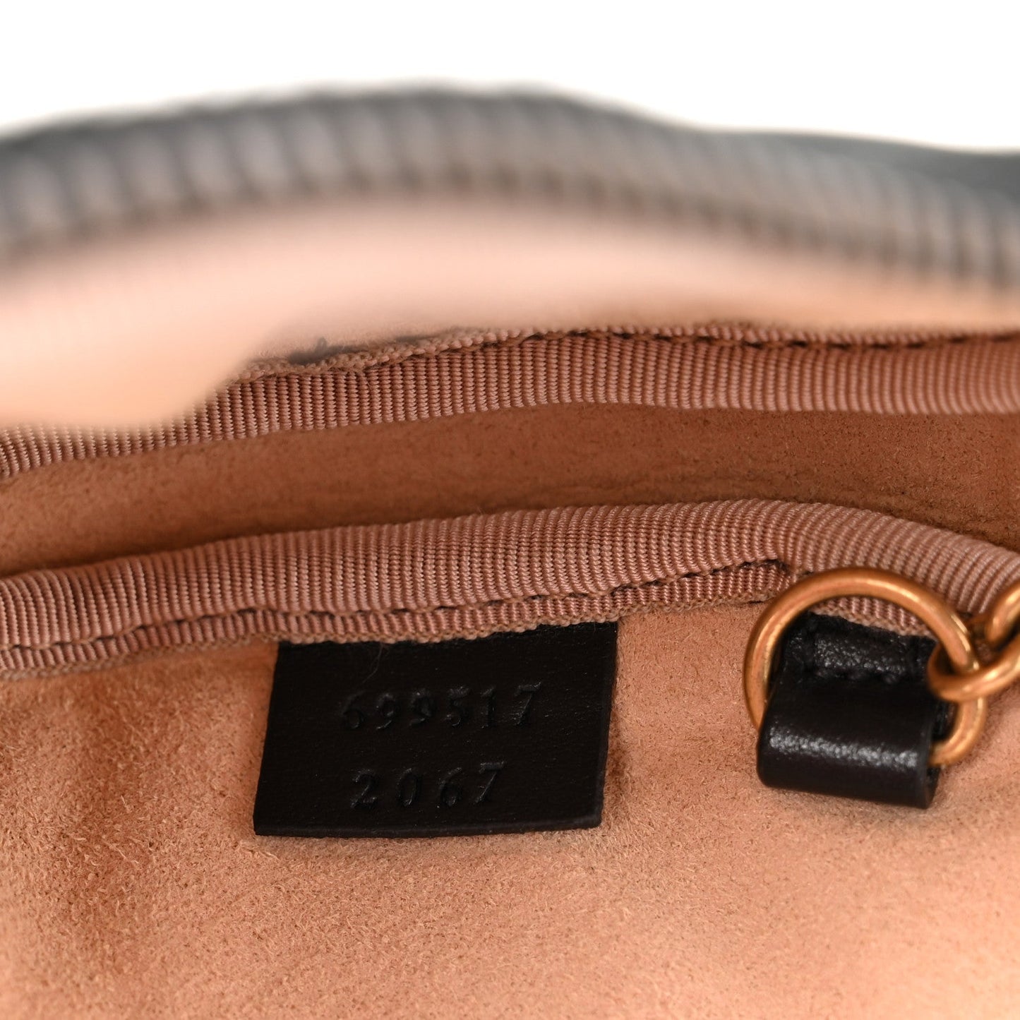 Calfskin Matelasse Chevron GG Marmont Heart Coin Purse Black