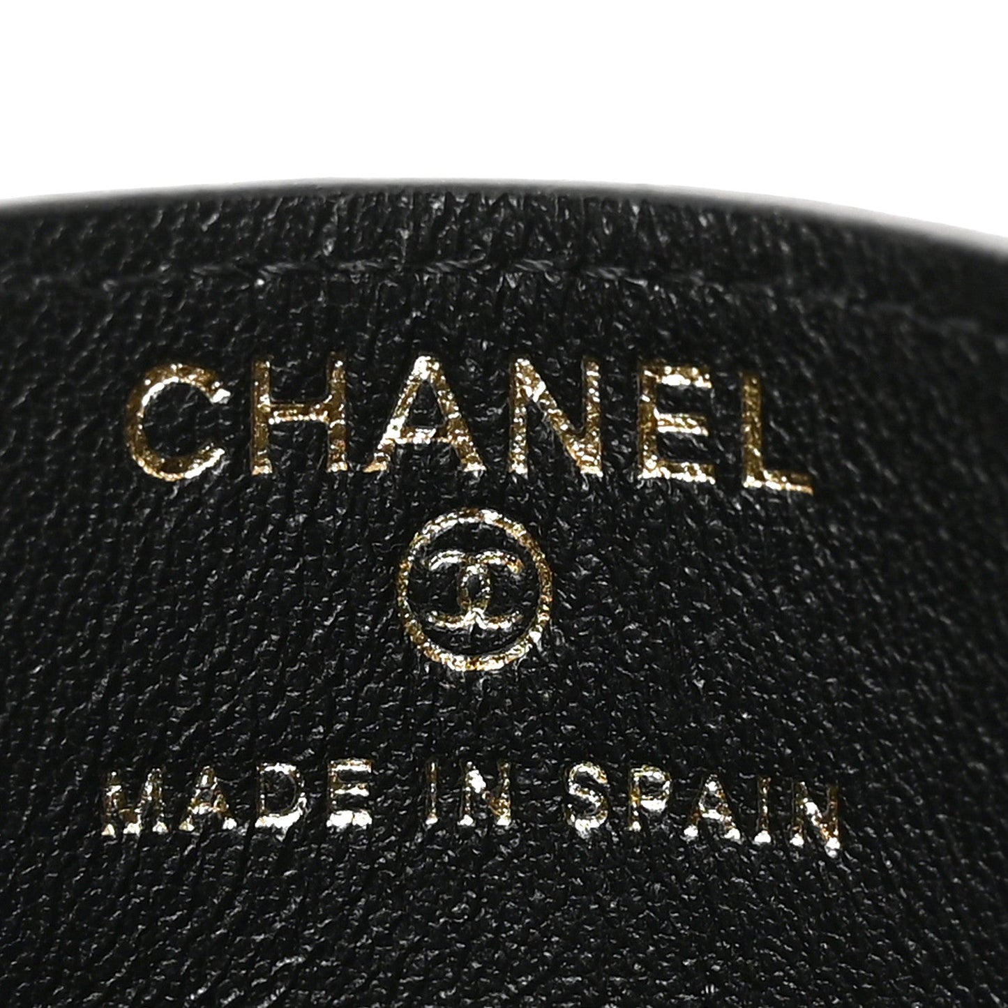 Calfskin Lizard Embossed Card Holder Black
