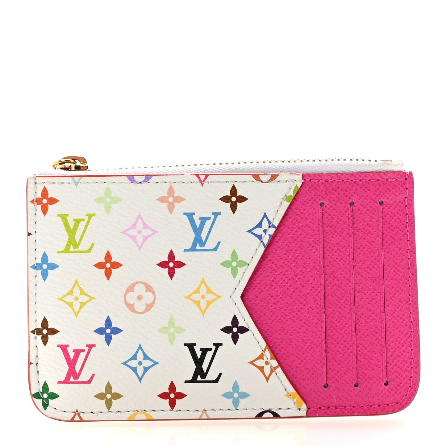 LV X TM Monogram Romy Card Holder Kawaii Pink