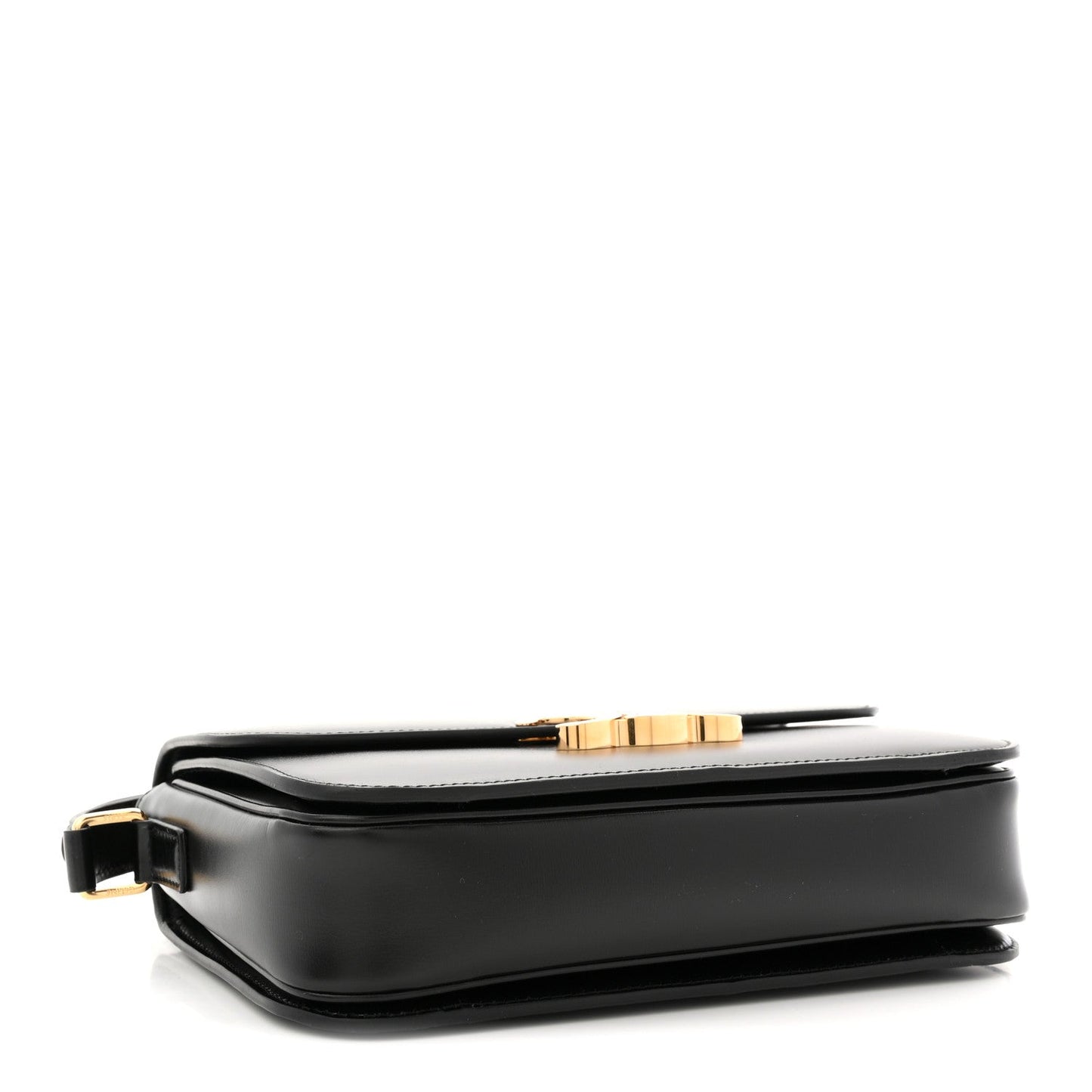 Shiny Calfskin Medium Triomphe Black