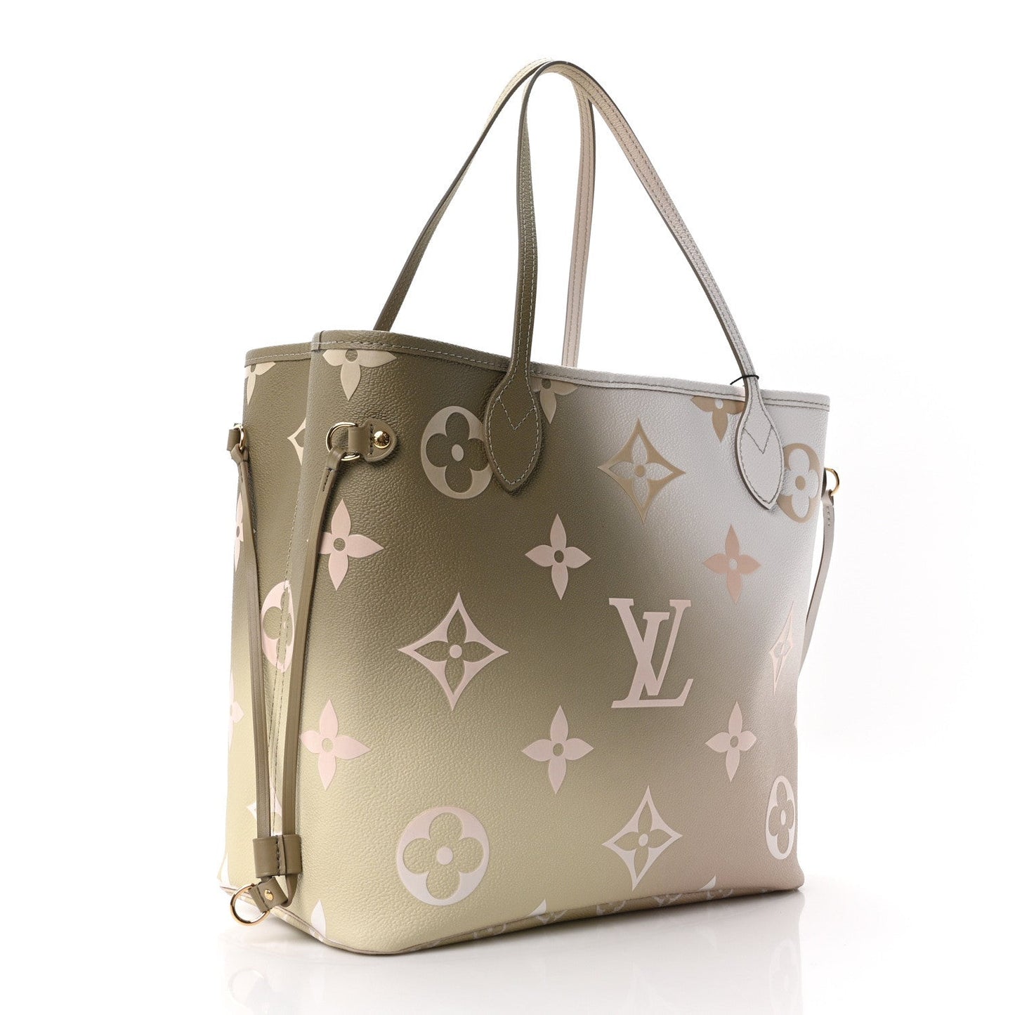 Monogram Giant Spring In The City Neverfull MM Sunset Kaki