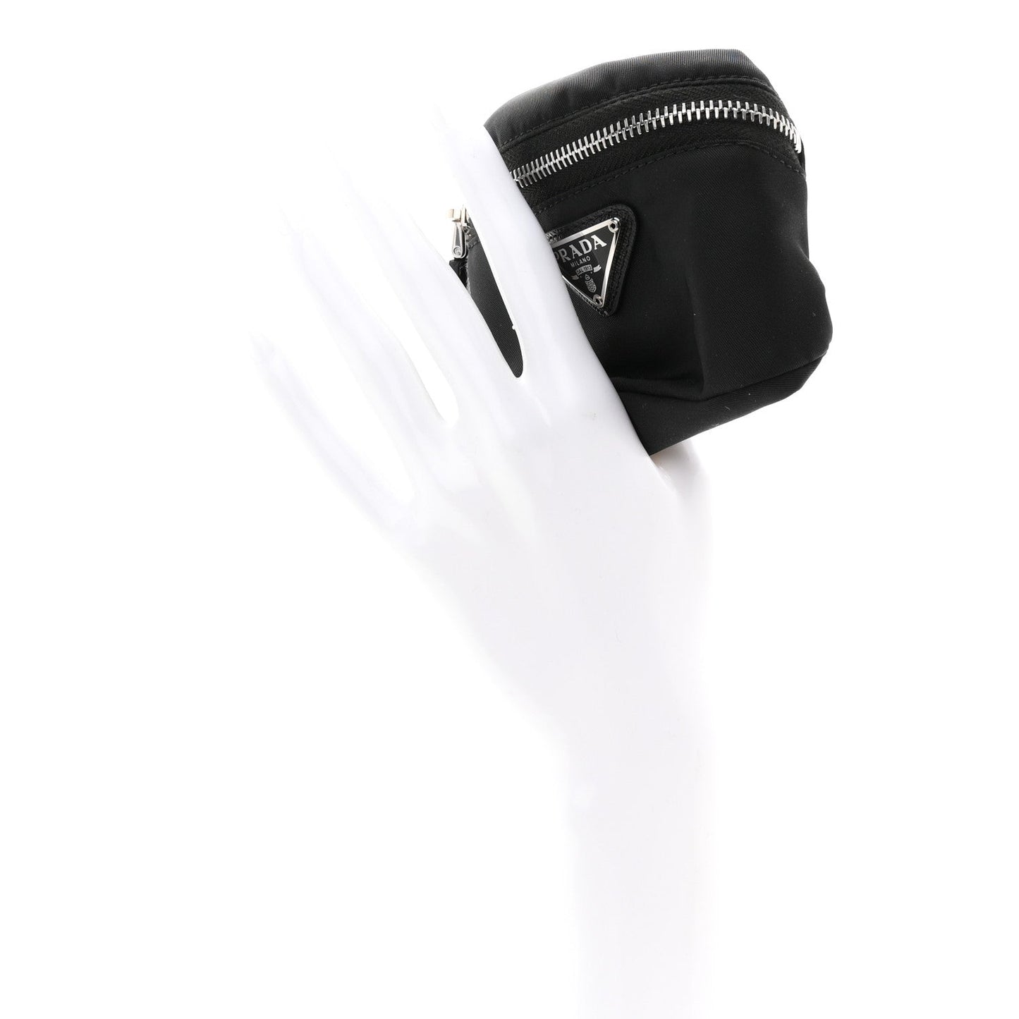 Tessuto Nylon Wrist Pouch Black