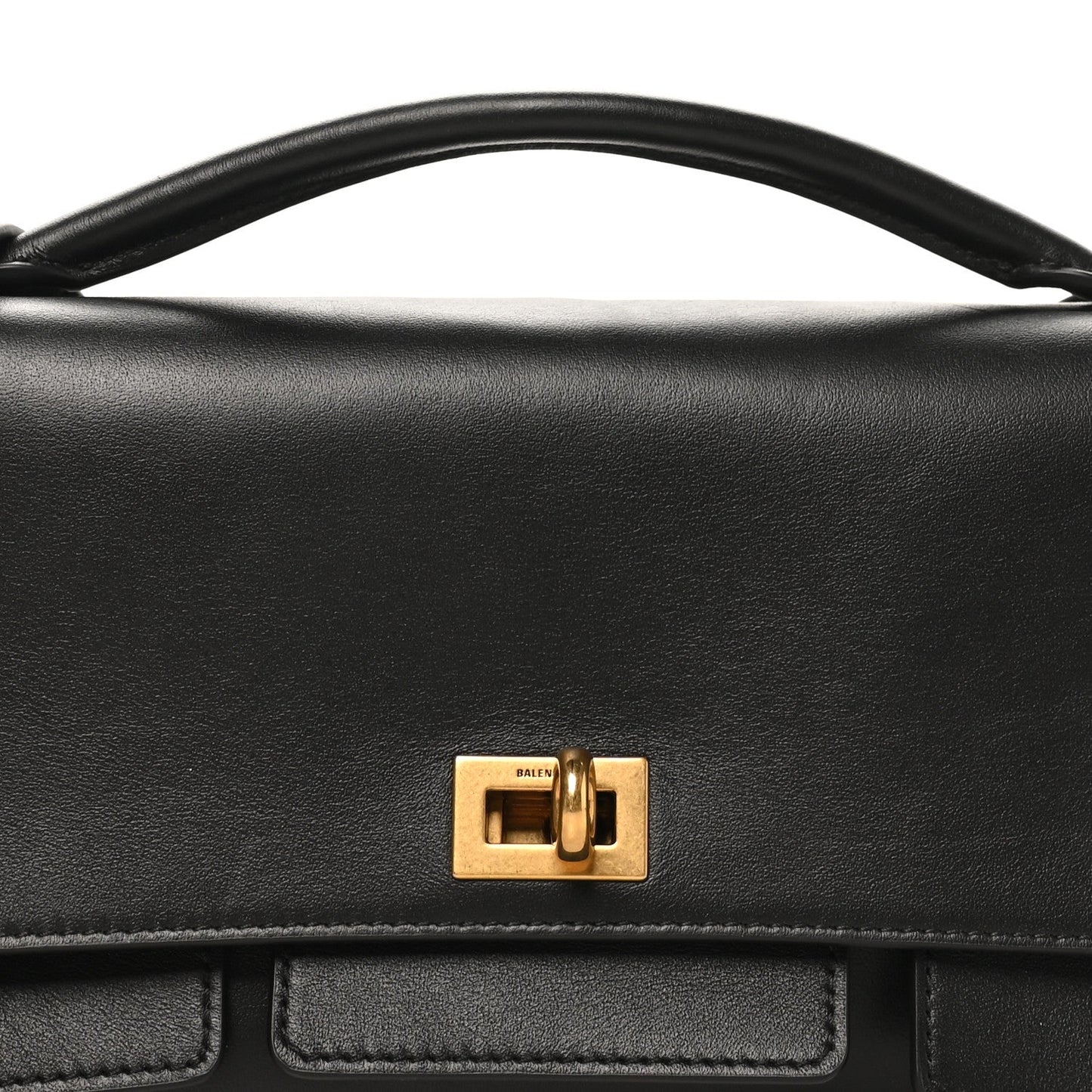 Smooth Calfskin Small Bel Air Clutch On Strap Black Black