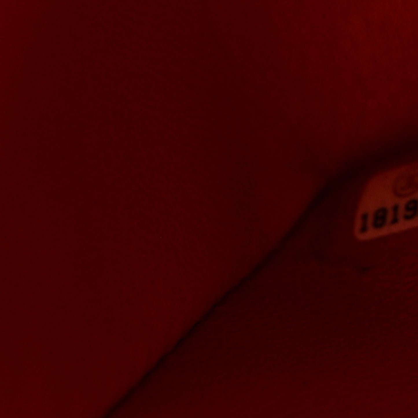 Lambskin Quilted Jumbo Double Flap Red