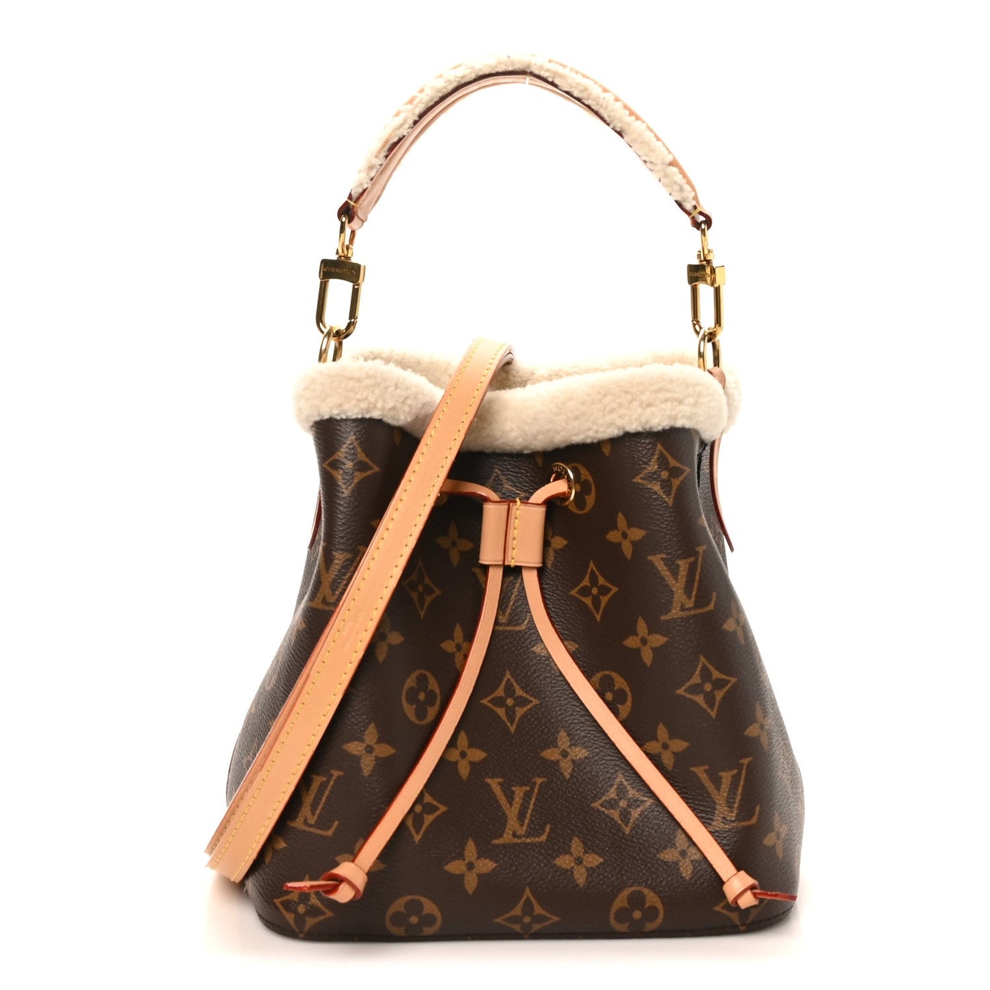 Monogram Shearling Cozygram Neonoe BB
