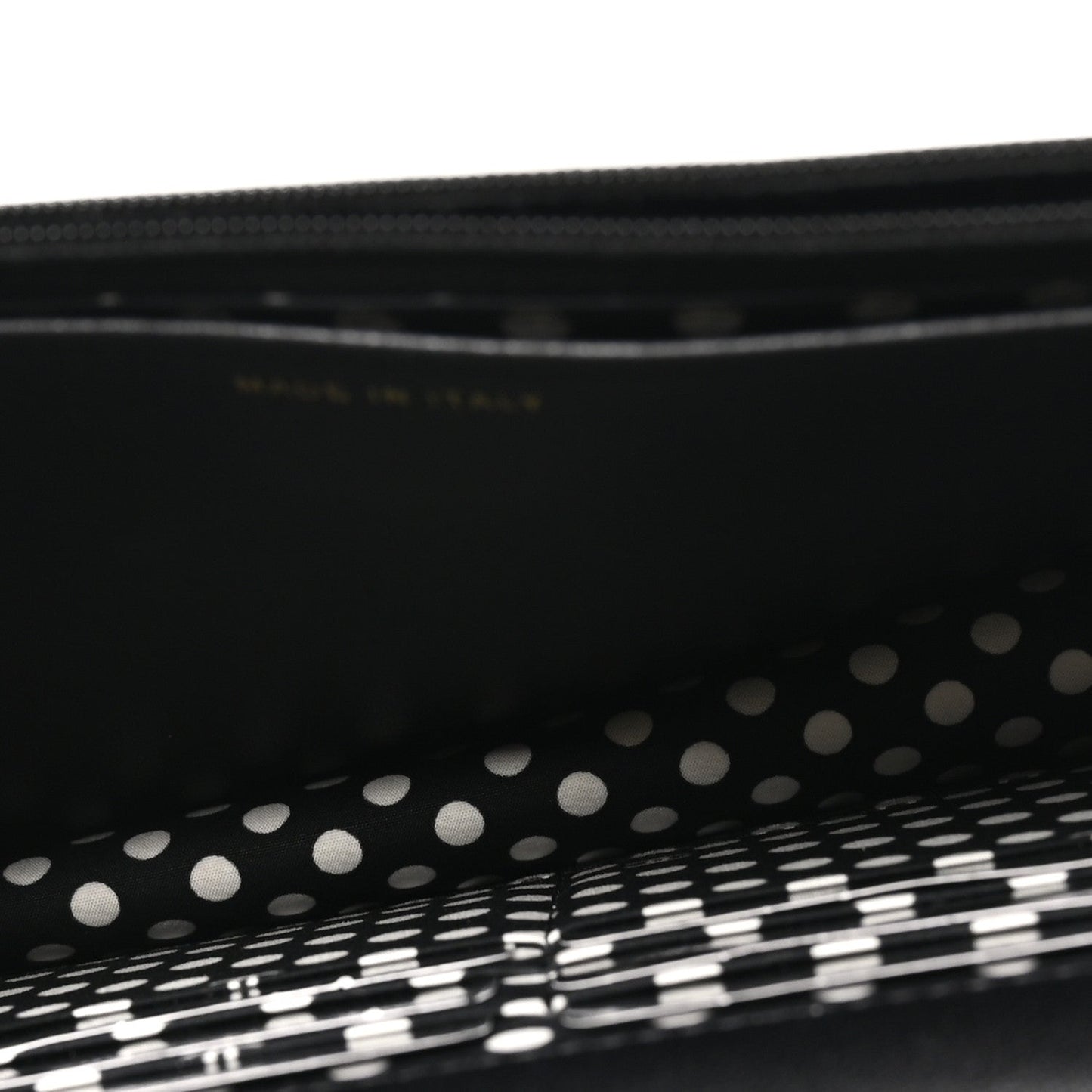 Lambskin Quilted Pearl CC Wallet on Chain WOC Black