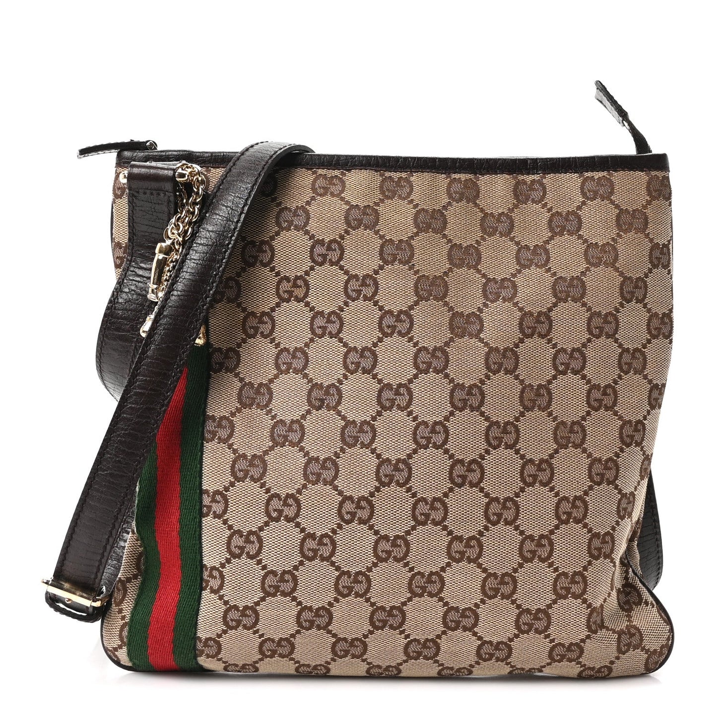 Monogram Web Jolicoeur Charms Messenger Dark Brown