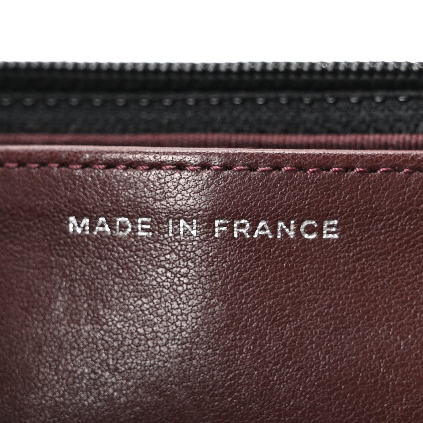 Lambskin Quilted Wallet On Chain WOC Black