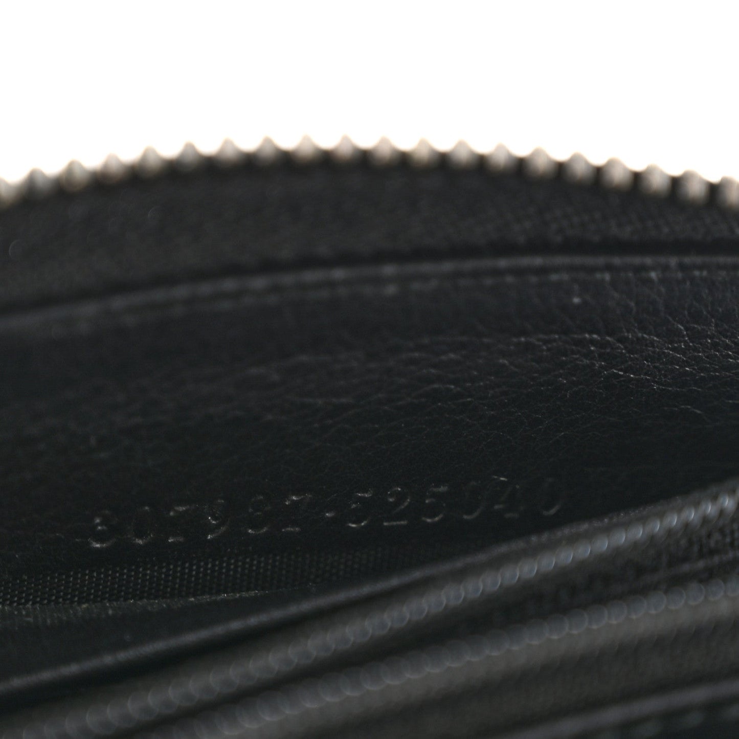 Guccissima Signature Microguccissima Bree Zip Around Wallet Black
