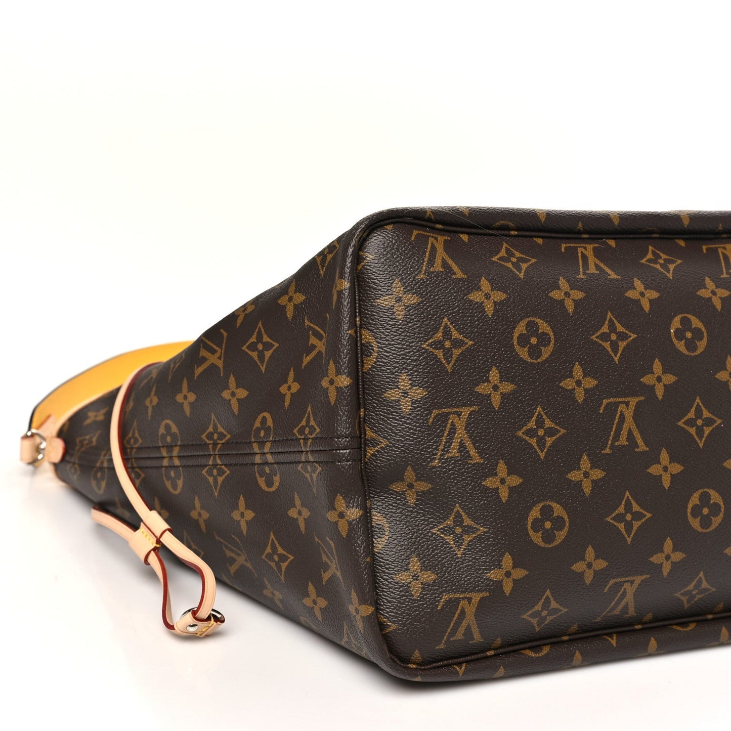 Monogram Stamped Inside Out NYC Neverfull Bandouliere GM Yellow