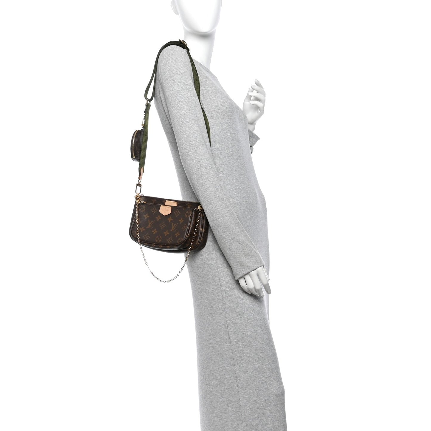 Monogram Multi Pochette Accessories Kaki