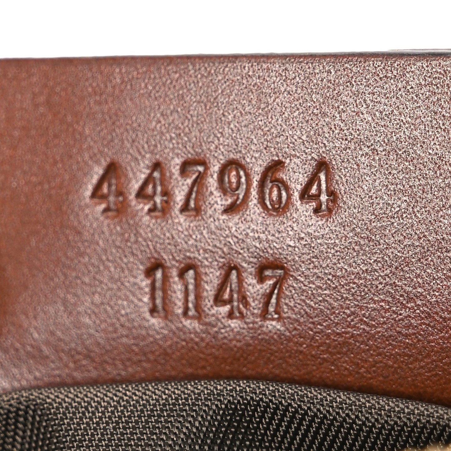 GG Supreme Monogram Key Case Brown