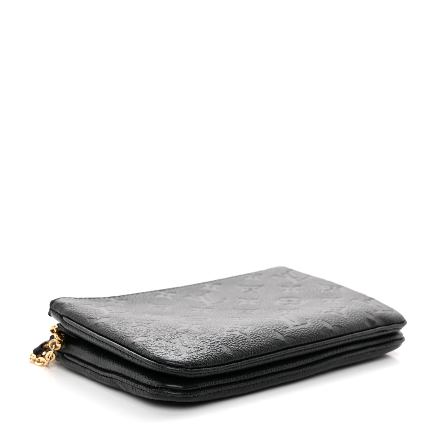 Empreinte Double Zip Pochette Black