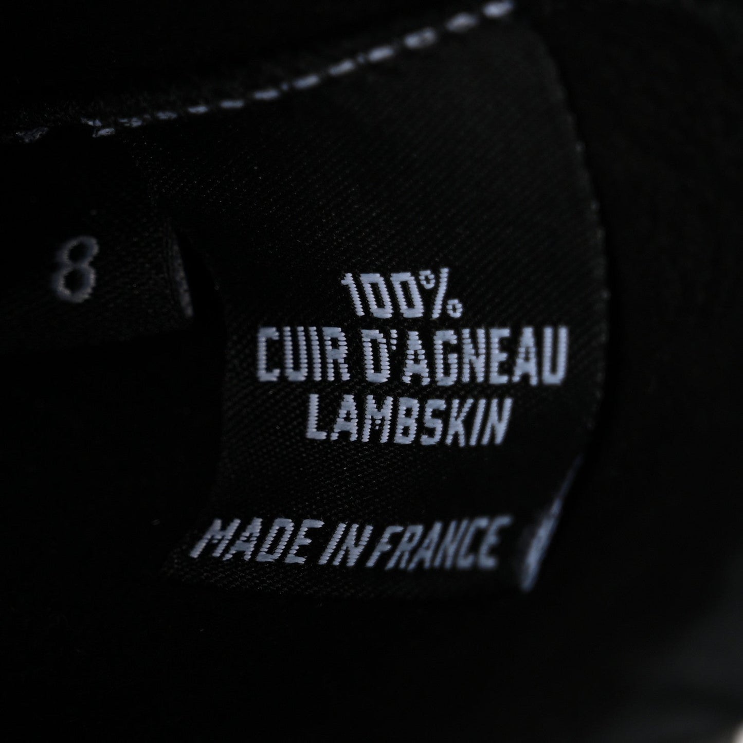 Lambskin CC Gloves 8 Black