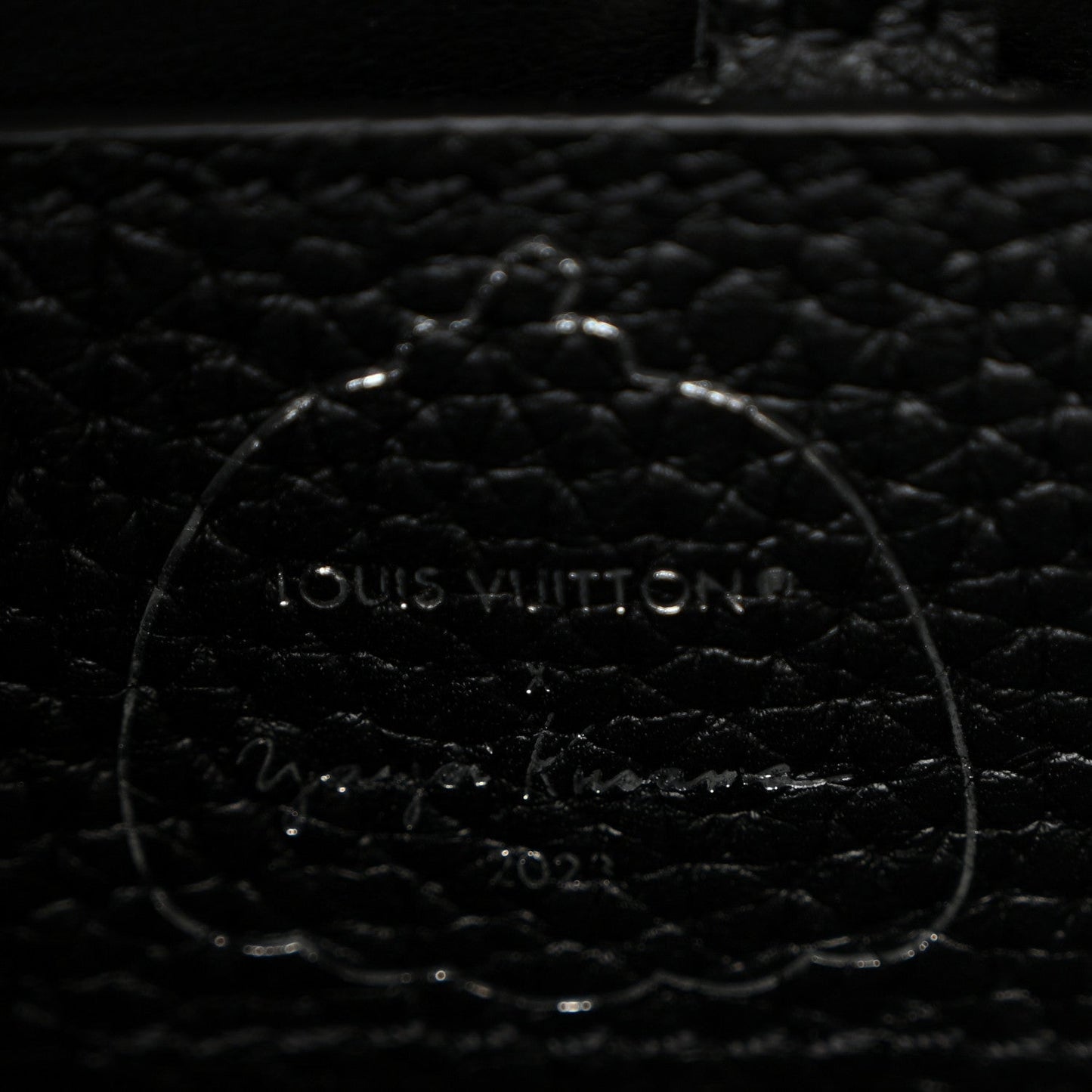 LV X YK Taurillon Capucines MM Black