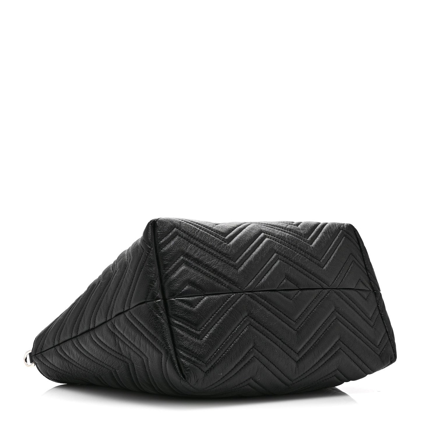 Soft Calfskin Matelasse Medium GG Marmont Tote Bag Black