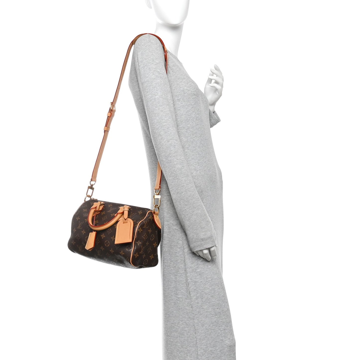 Calfskin Monogram Speedy P9 Bandouliere 25
