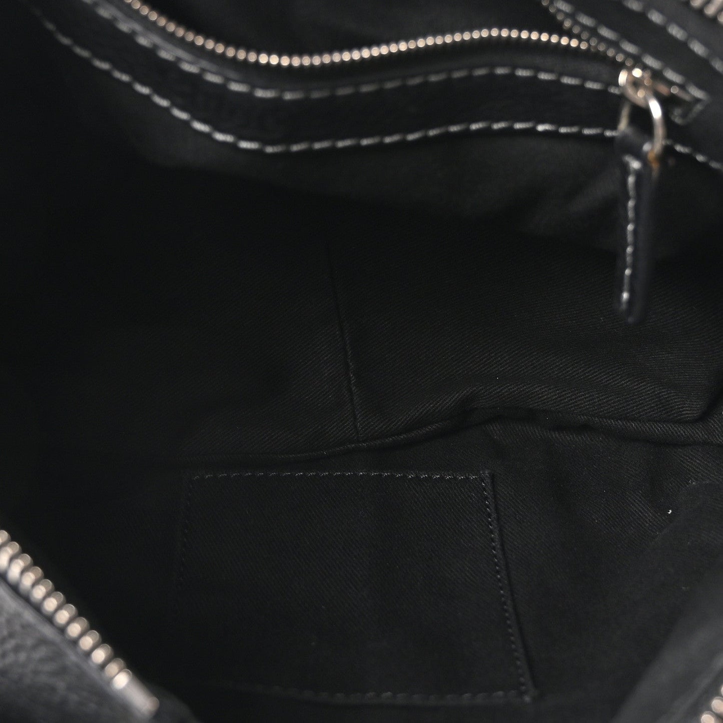 Calfskin Small Paddington Satchel Black