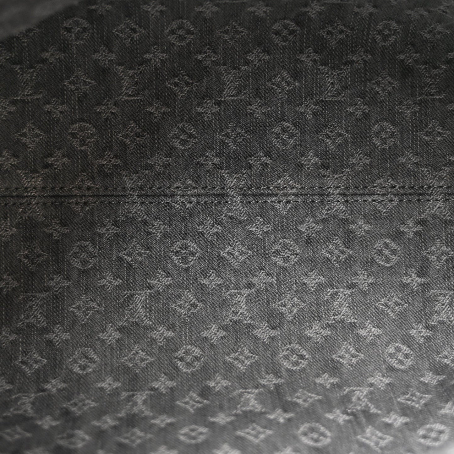 Monogram Denim Speedy Soft 30 Washed Gray