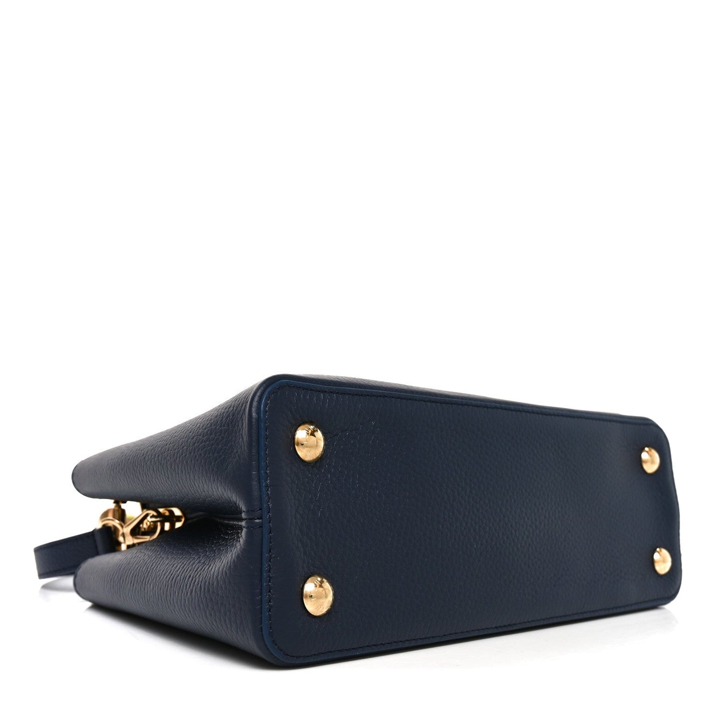 Taurillon Kintsugi Capucines MM Navy