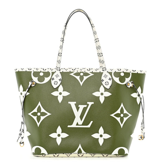 Monogram Giant Neverfull MM Kaki