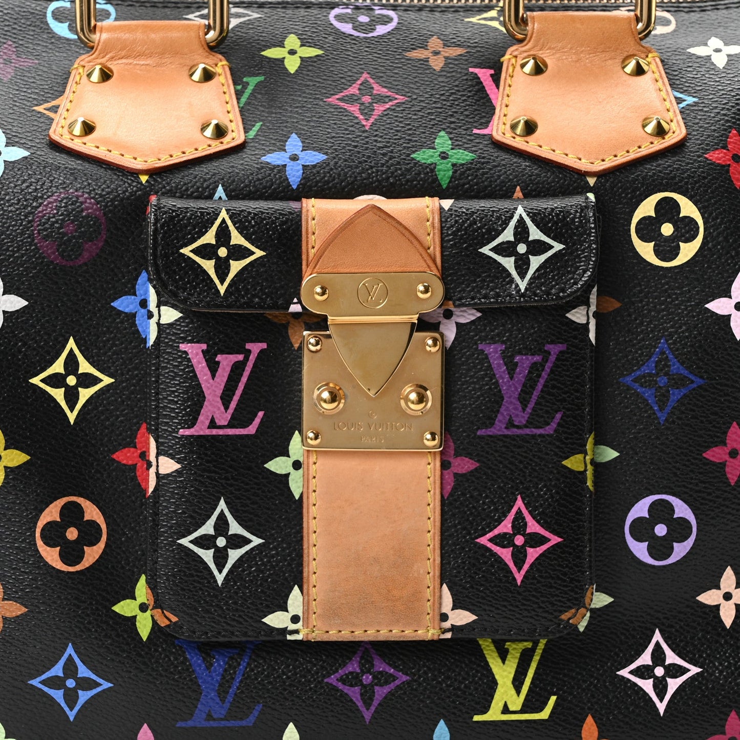 Monogram Multicolor Speedy 30 Black