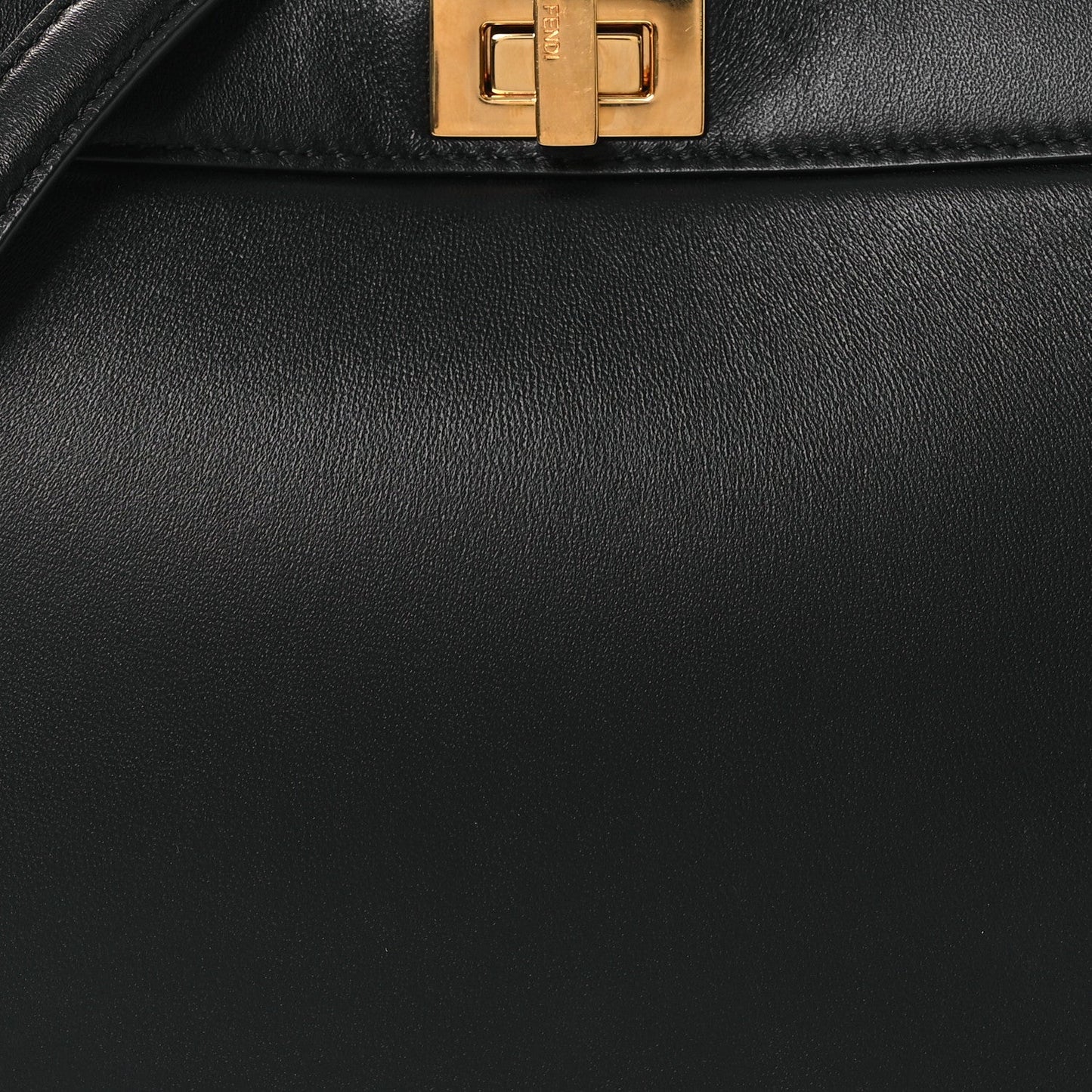 Shiny Nappa Petite Peekaboo I SEE U Satchel Black